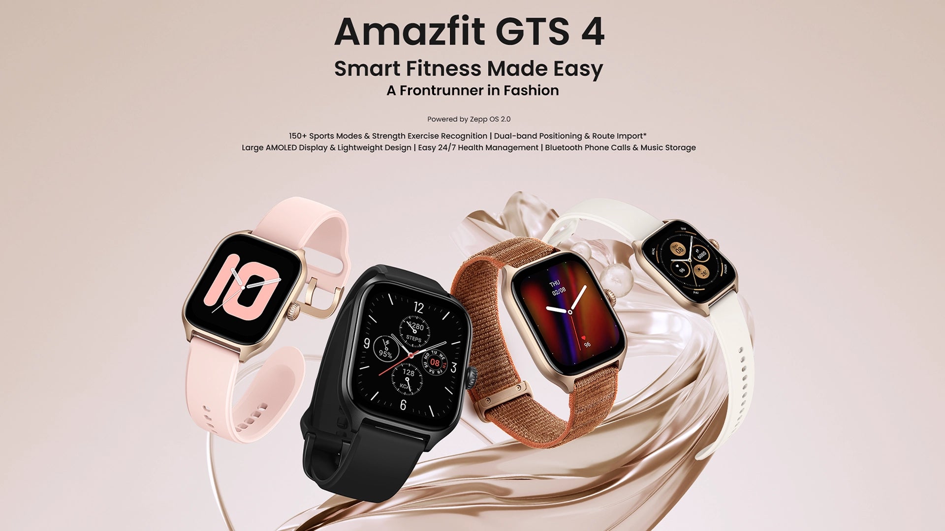 Amazfit GTS4 Banner 1