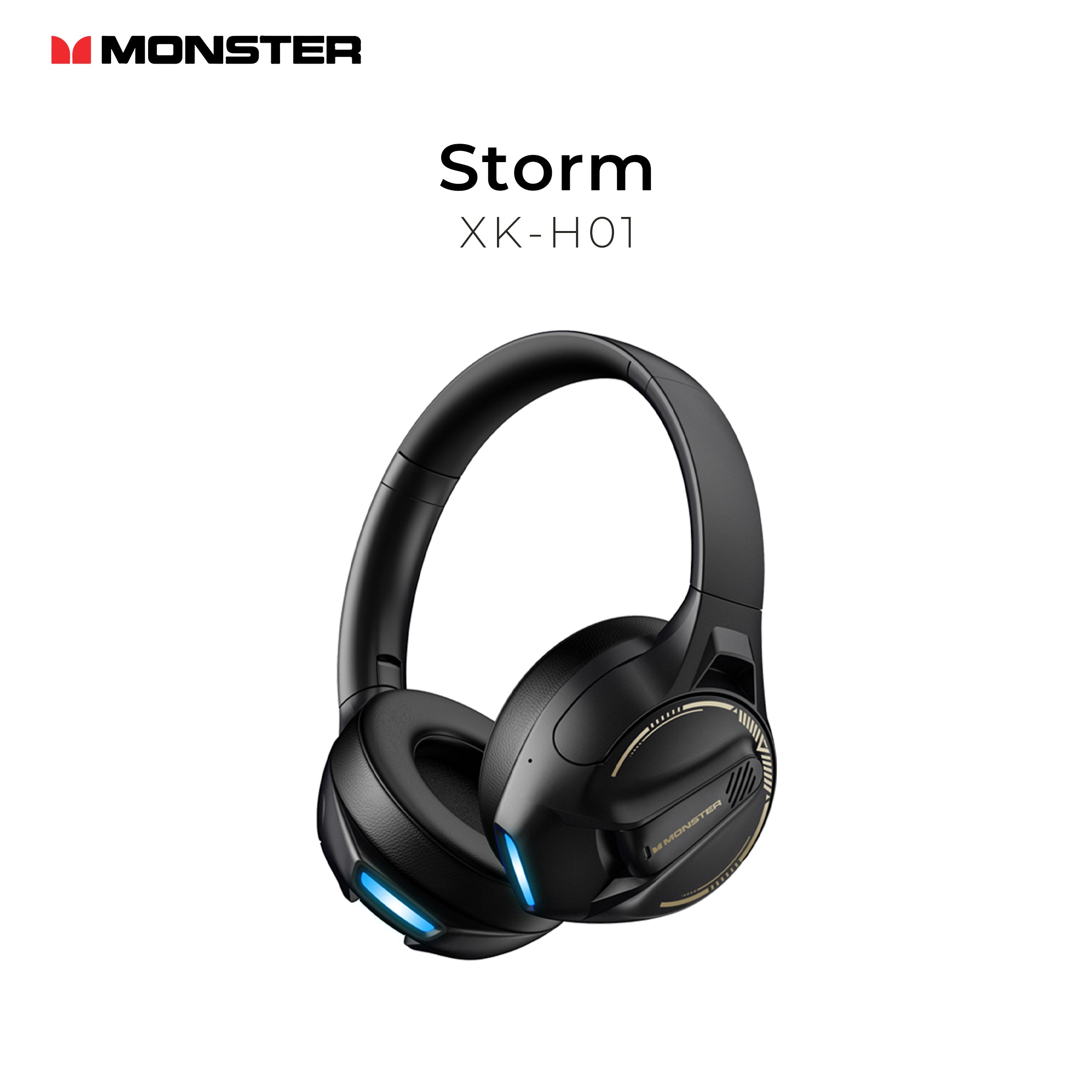 Monster Storm Headset XKH03 Black