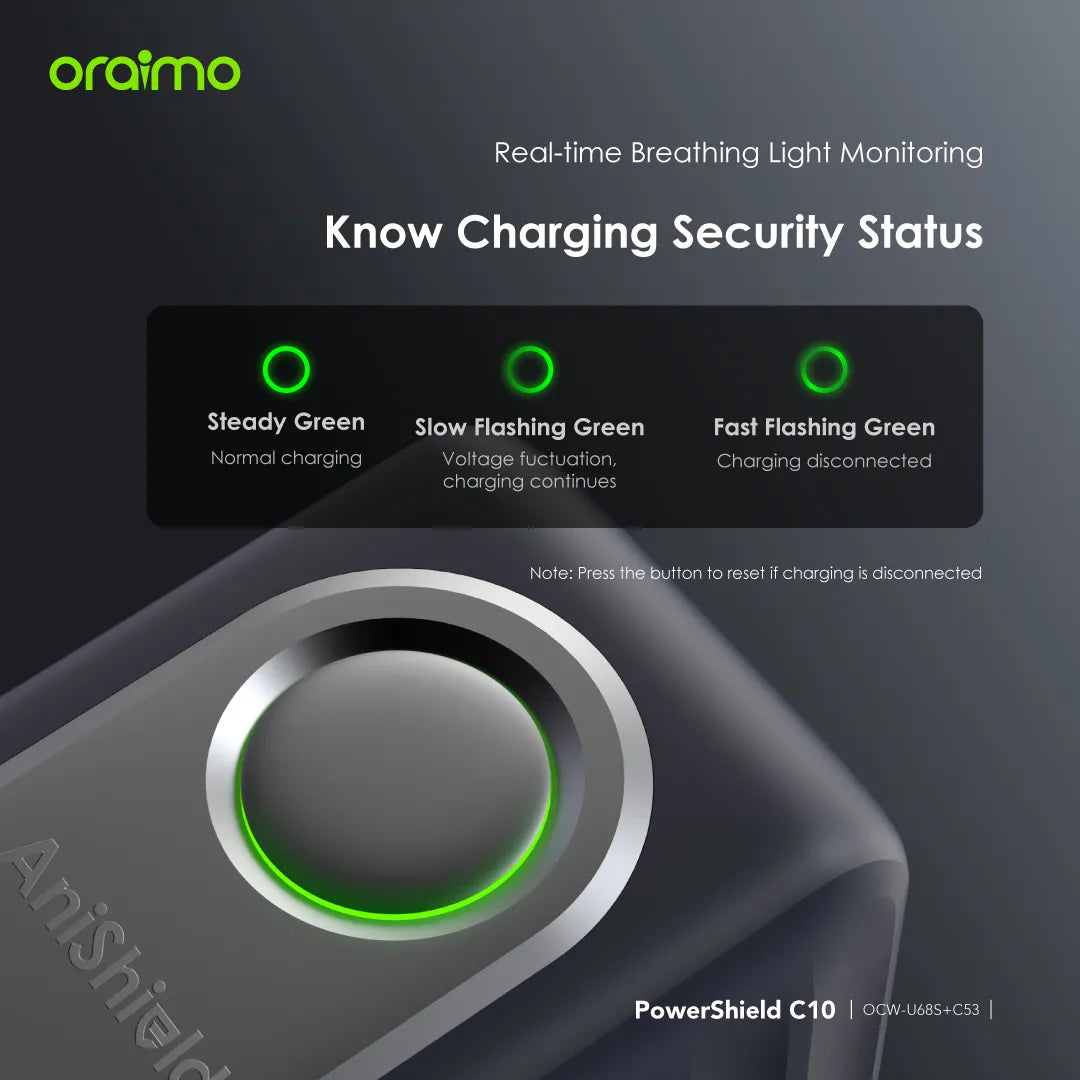 Oraimo PowerShield C10 Charger OCW-E68D