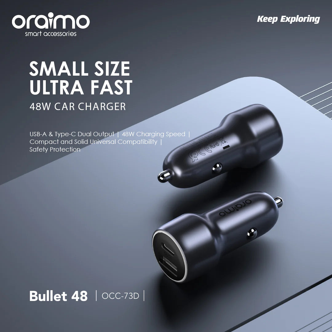 Oraimo Bullet 48 Car Charger OCC-73D