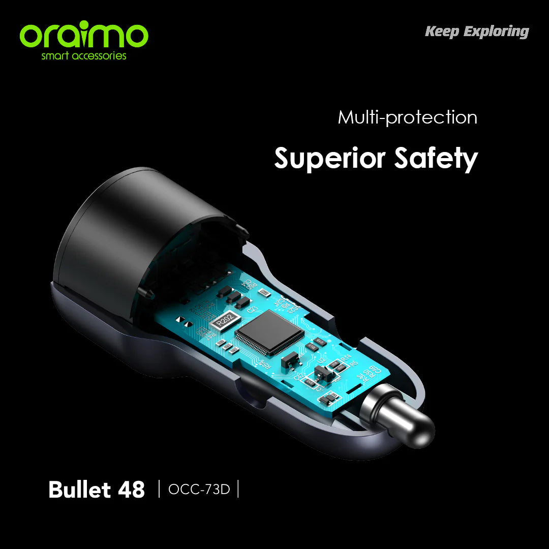 Oraimo Bullet 48 Car Charger OCC-73D