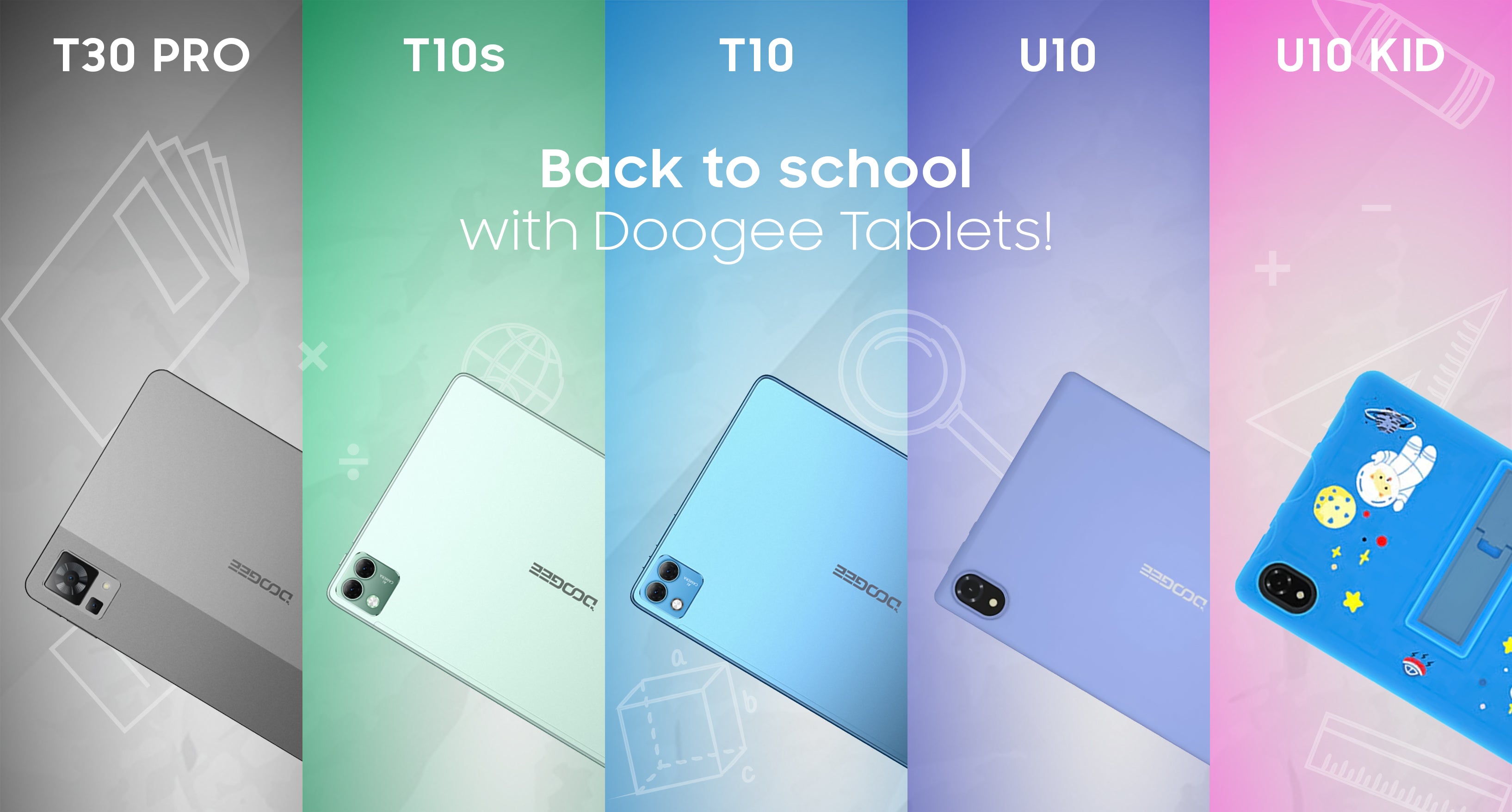 Doogee Tablets Back to School