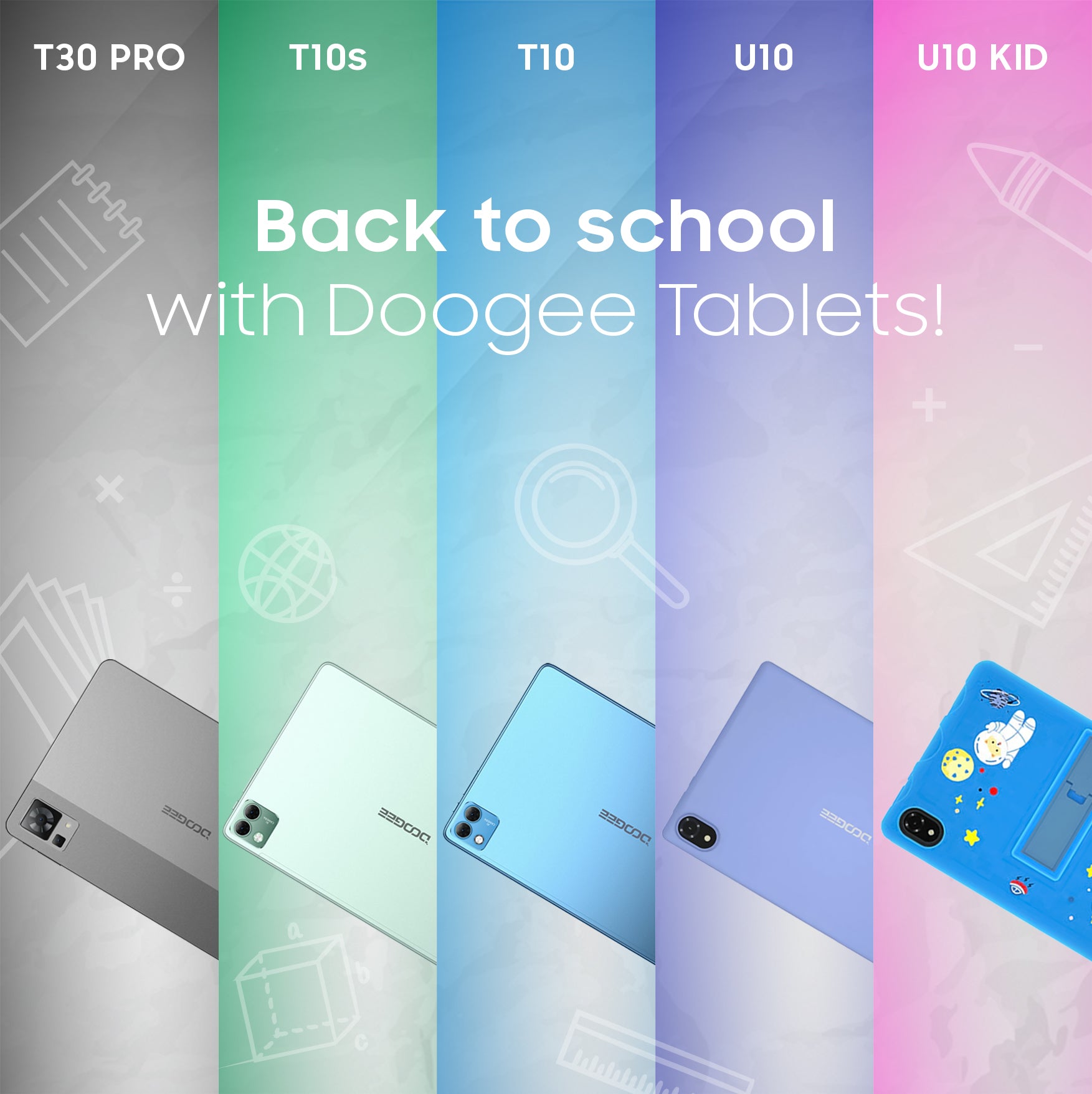 Doogee Tablets Back to School