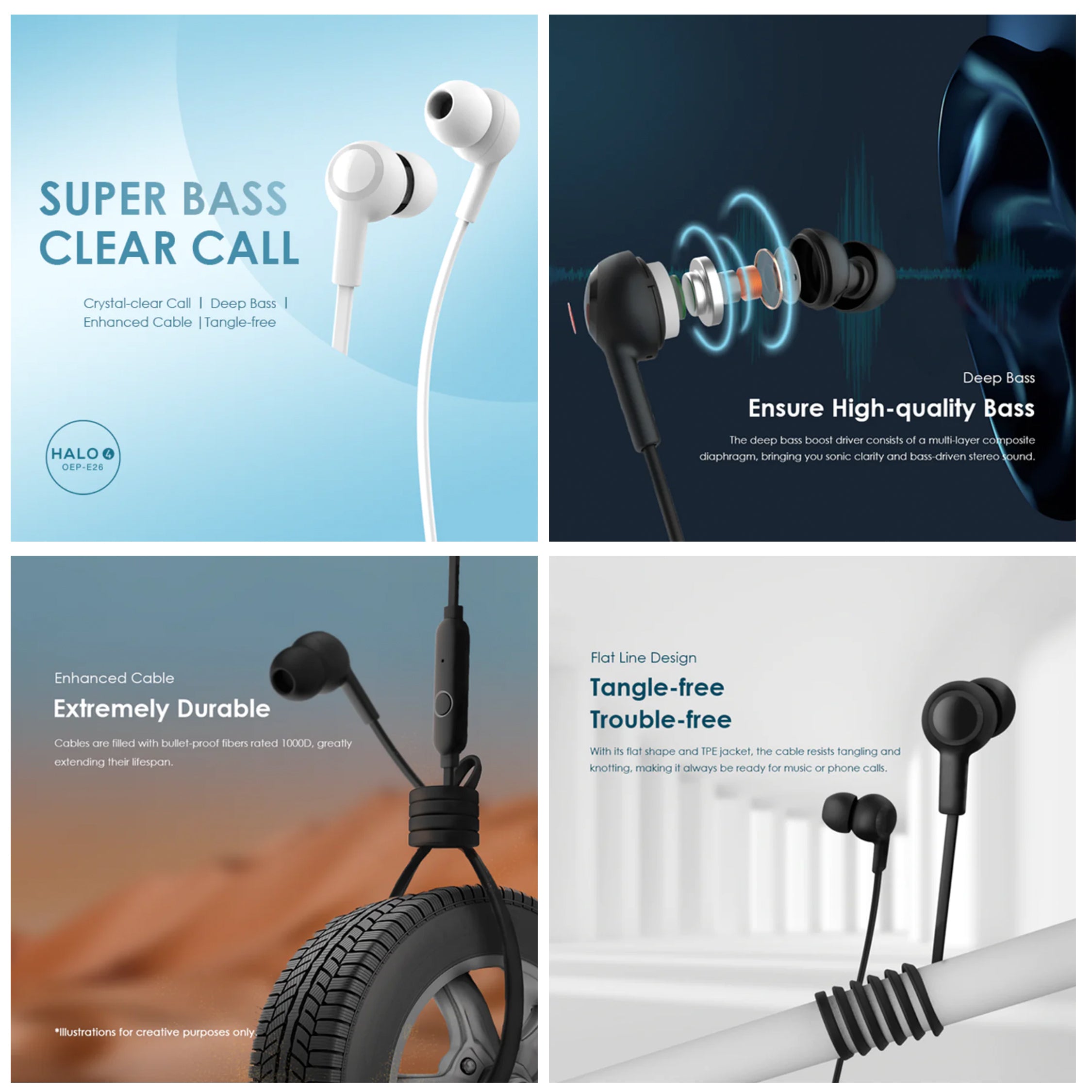 Oraimo Halo 4 Earphones OEP-E26