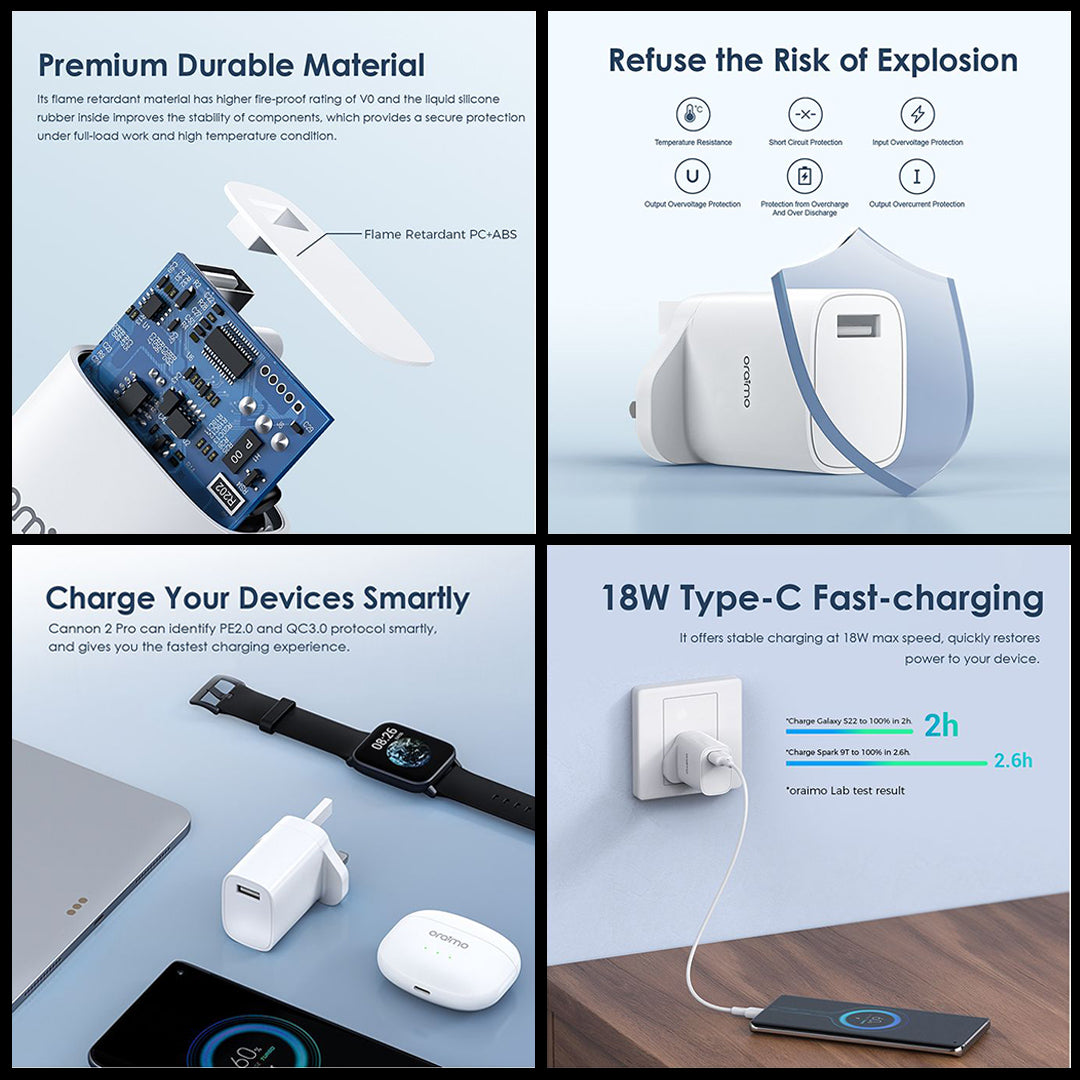 Oraimo Cannon 2 Pro  Charger OCW-E97S