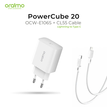 Oraimo PowerCube 20 Charger OCW-E106S + CL55