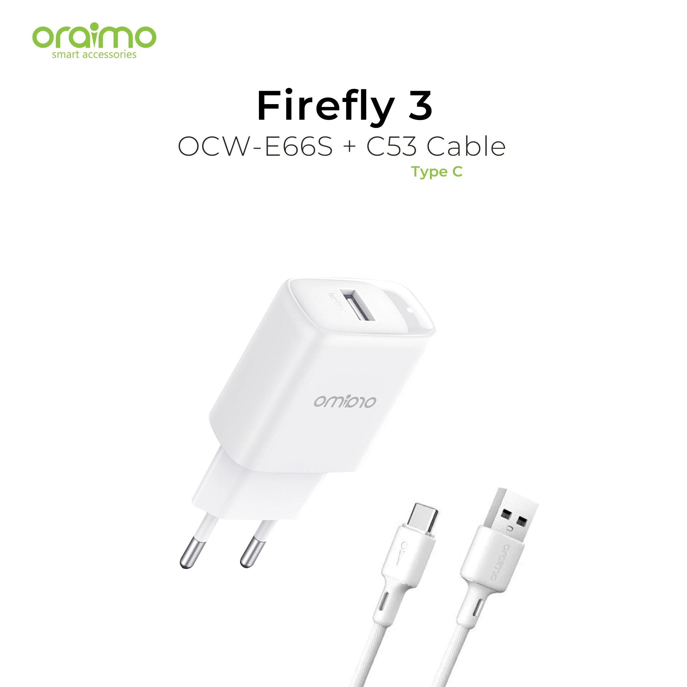 Oraimo Firefly 3 Charger OCW-E66S + C53