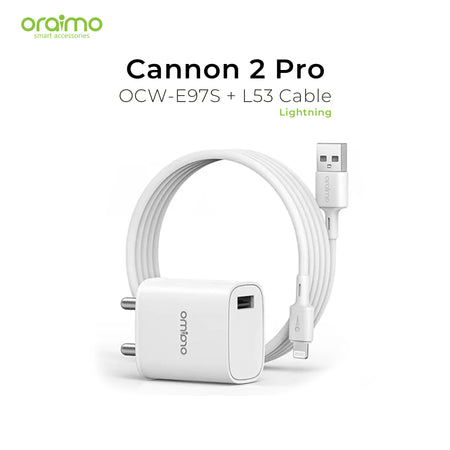 Oraimo Cannon 2 Pro  Charger OCW-E97S + L53