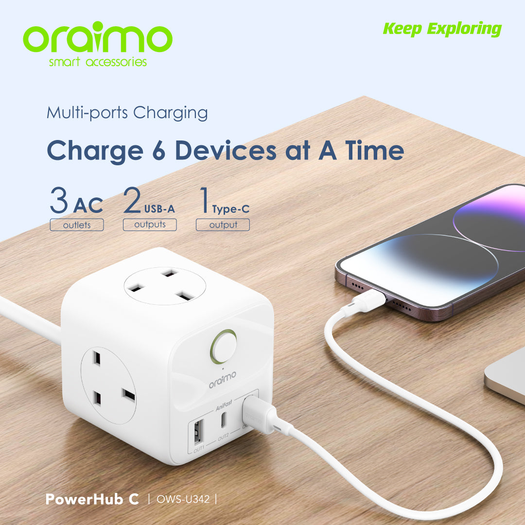 Oraimo PowerHub C Extension OWS-E342