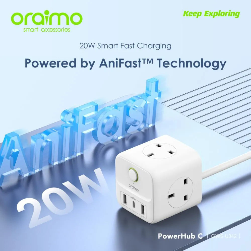Oraimo PowerHub C Extension OWS-E342