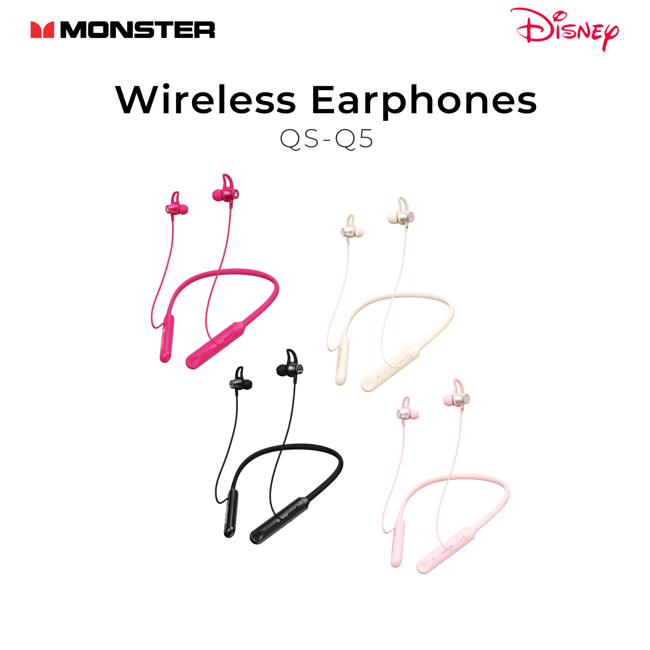 Monster Disney Wireless Earphones QS-Q5