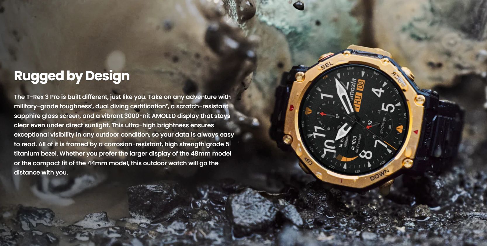 T-Rex 3 Pro (44mm) Banner 1