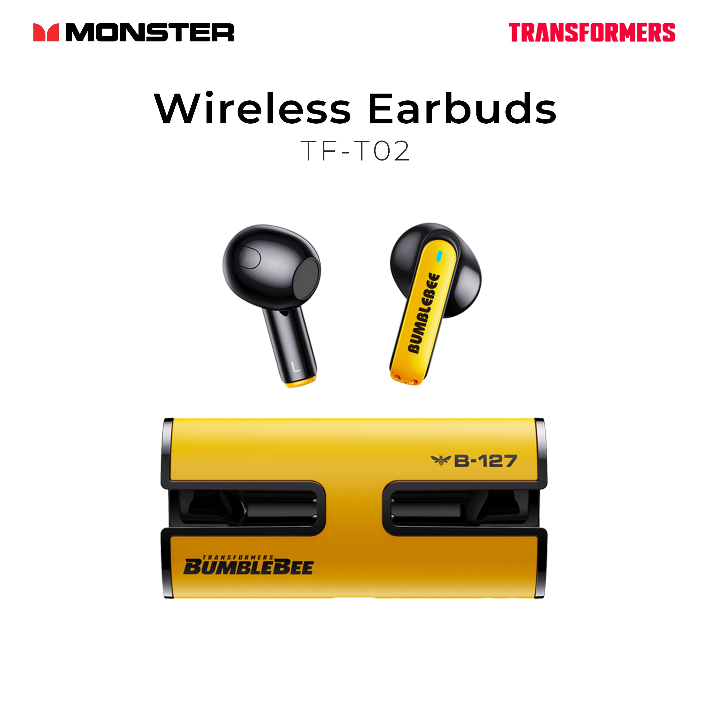 Monster Transformers Wireless Earbuds TF-T02