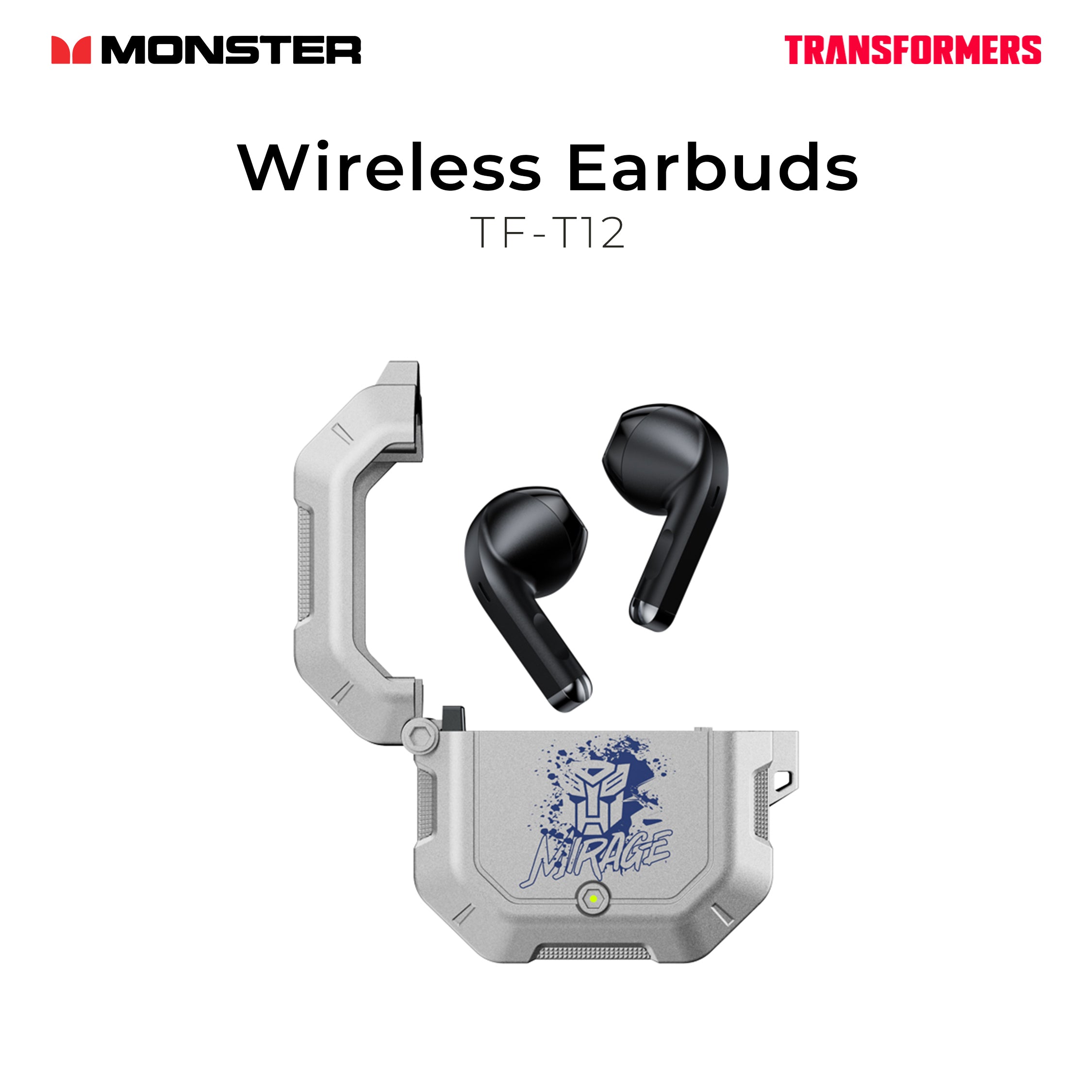 Monster Transformers Wireless Earbuds TF-T12