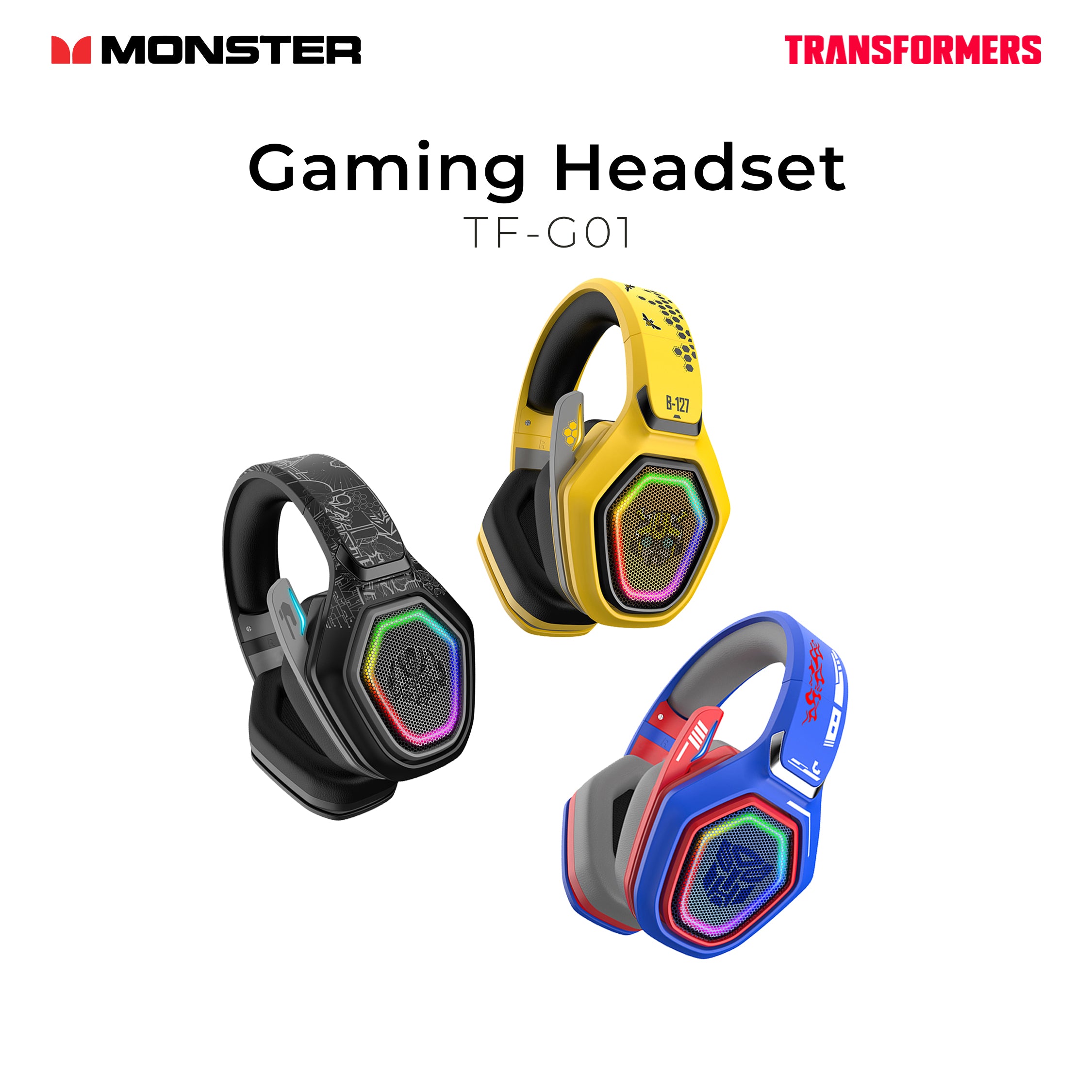 Monster Transformers Gaming Headset TF-G01