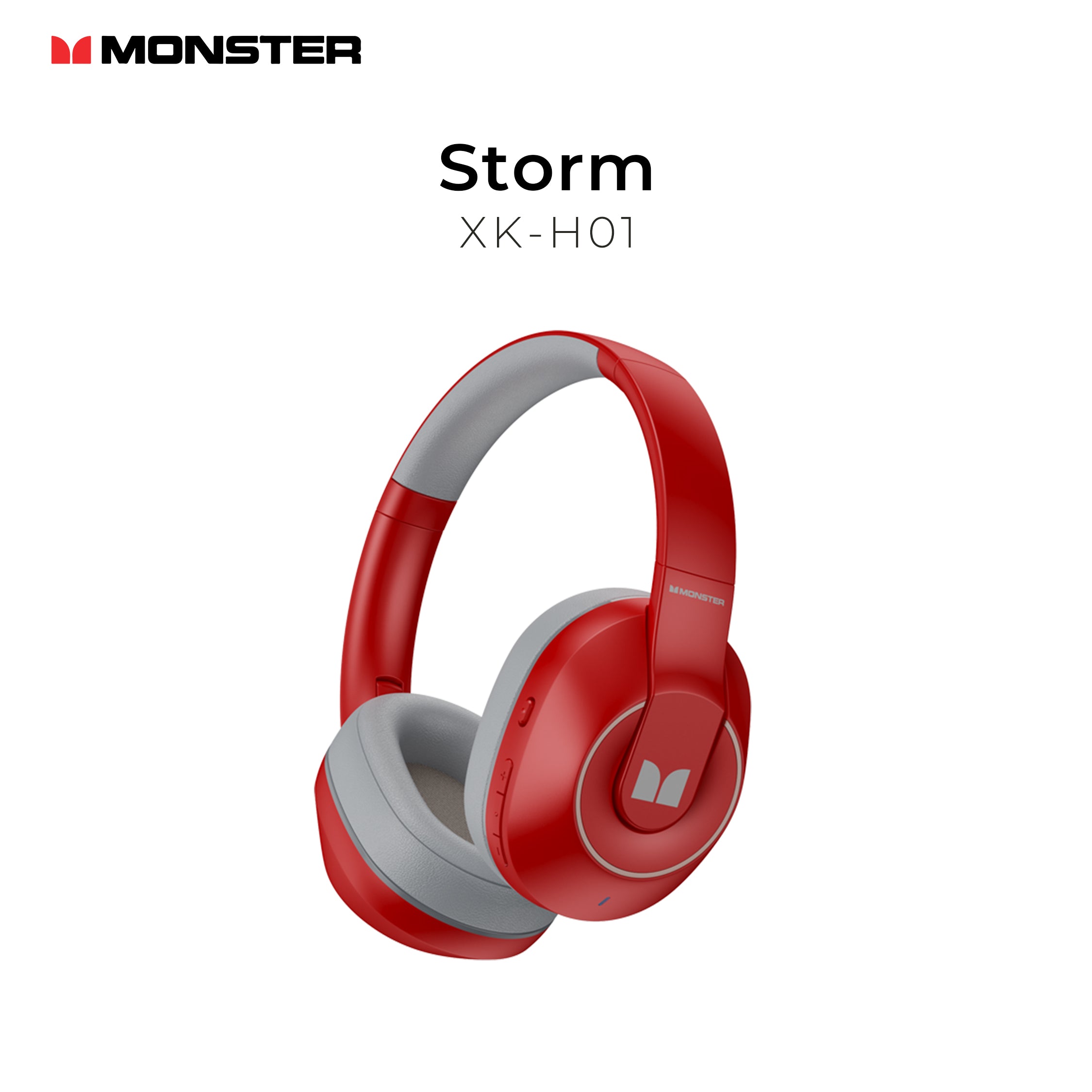 Monster Storm Headset XKH01 Red