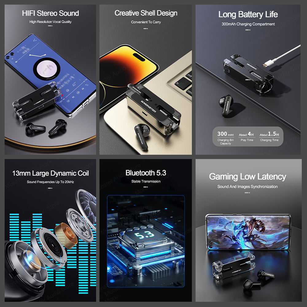 Monster Airmars Earbuds XKT08