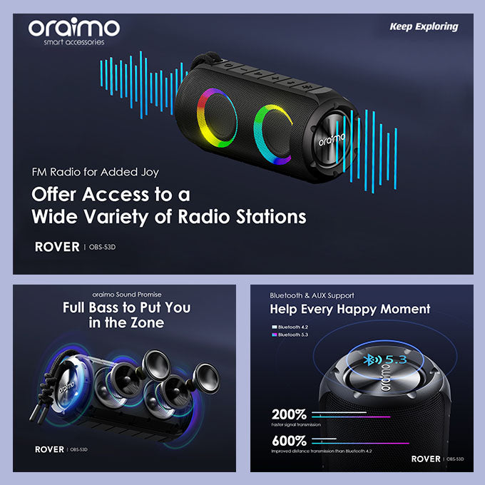 Oraimo Rover Speaker OBS-53D